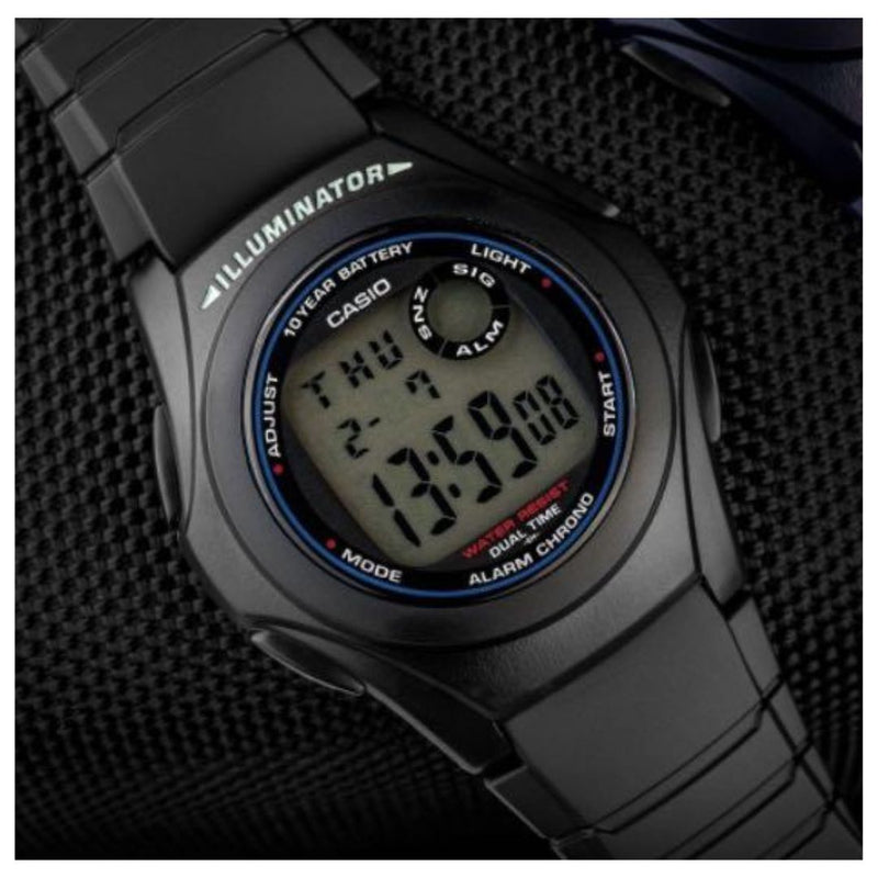 Reloj Casio Modelo F-200W-1A Diseño Deportivo