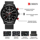 Reloj CURREN 8227 Elegante Para Hombre - Pavonado