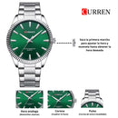 Reloj CURREN 8425 Elegante Para Hombre - Verde