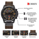 Reloj CURREN Cronografo 8314 Para Hombre - Cafe
