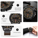 Reloj CURREN Cronografo 8314 Para Hombre - Cafe