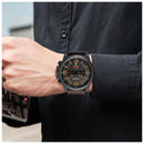 Reloj CURREN Cronografo 8314 Para Hombre - Cafe