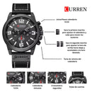 Reloj CURREN Cronografo 8314 Para Hombre - Negro