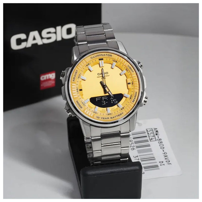 Reloj Casio Modelo AMW-880D-9A Diseño Elegante