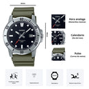 Reloj Casio Modelo MTP-VD01-3E Diseño Deportivo