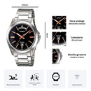 Reloj Casio  MTP-1370D-1A2 Diseño Elegante