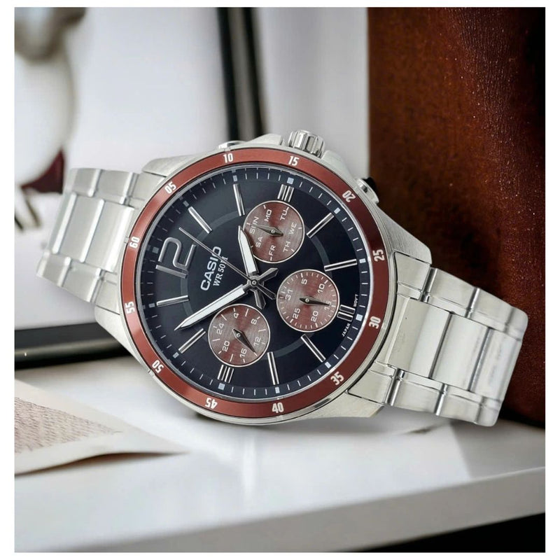 Reloj Casio Modelo MTP-1374D-5A Diseño Elegante