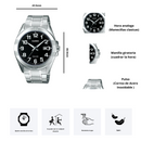 Reloj Casio MTP-1308D-1B Diseño Casual