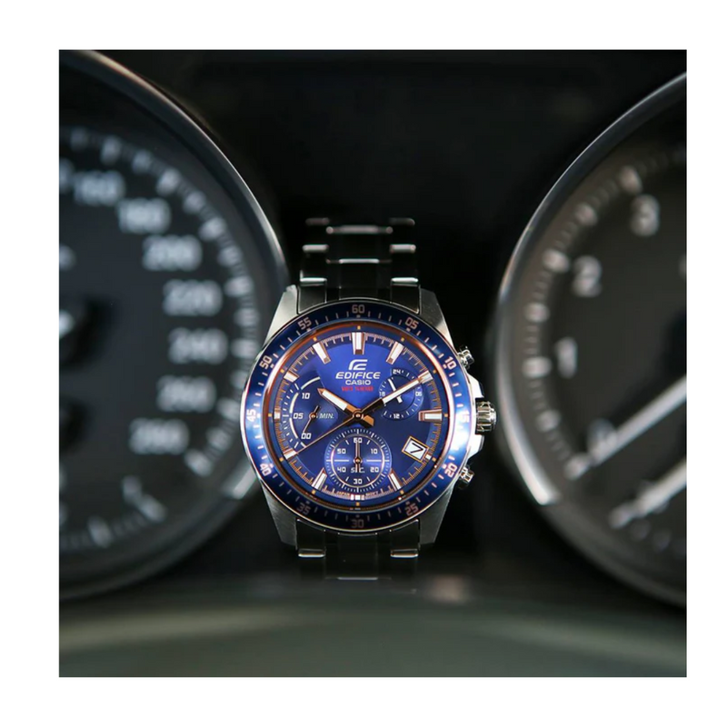 Reloj Casio Edifice  EFV-540D-2A Diseño Deportivo