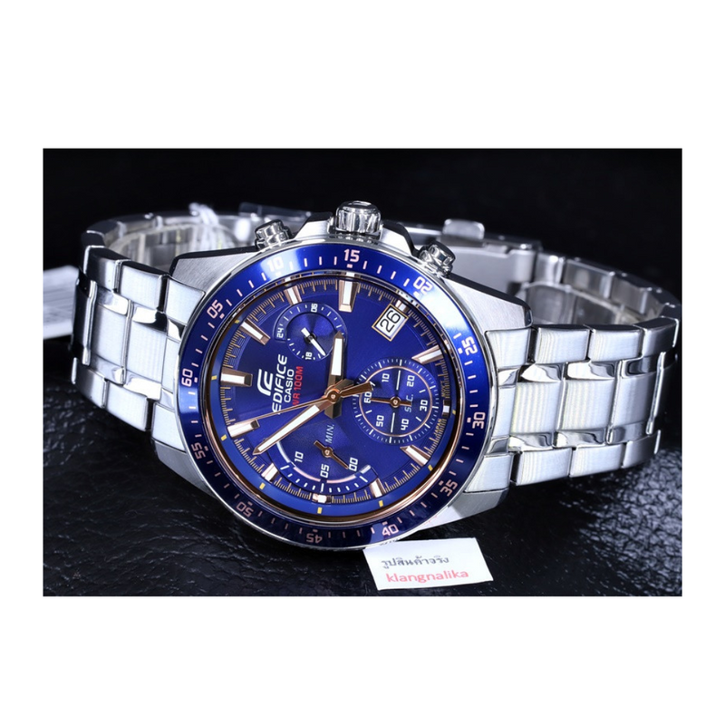 Reloj Casio Edifice  EFV-540D-2A Diseño Deportivo