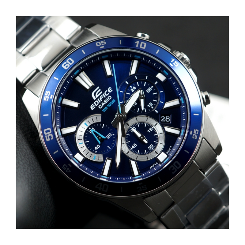 Reloj Casio Edifice EFV-570D-2AV Diseño Deportivo