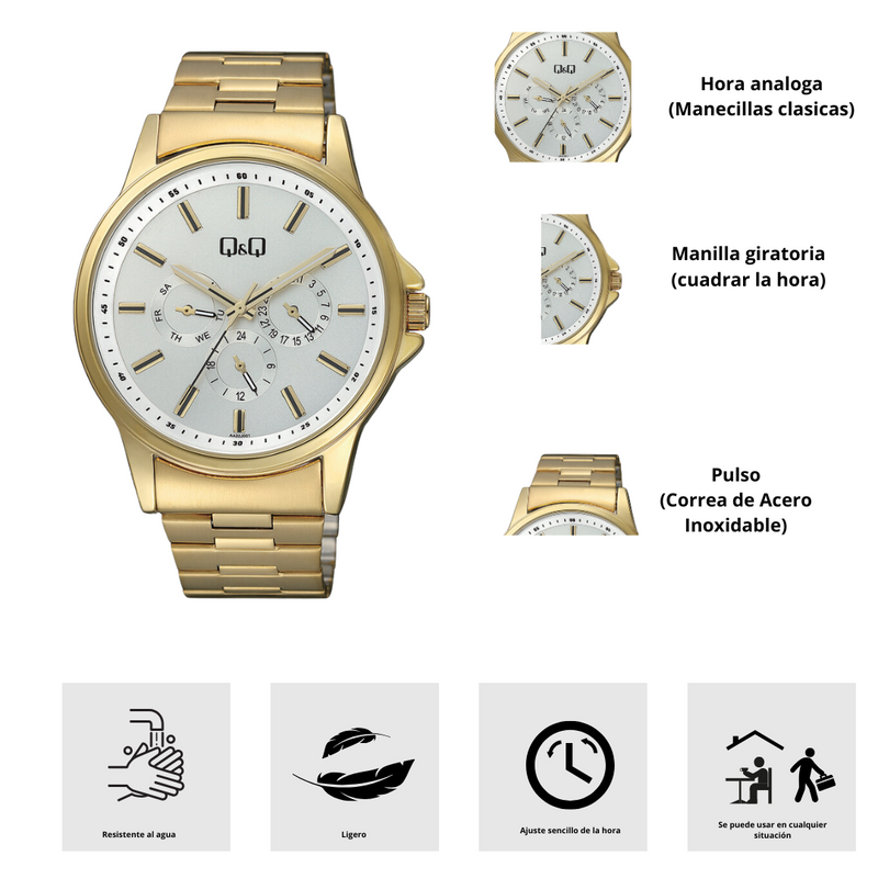 Reloj Q&Q AA32J001Y Diseño Casual