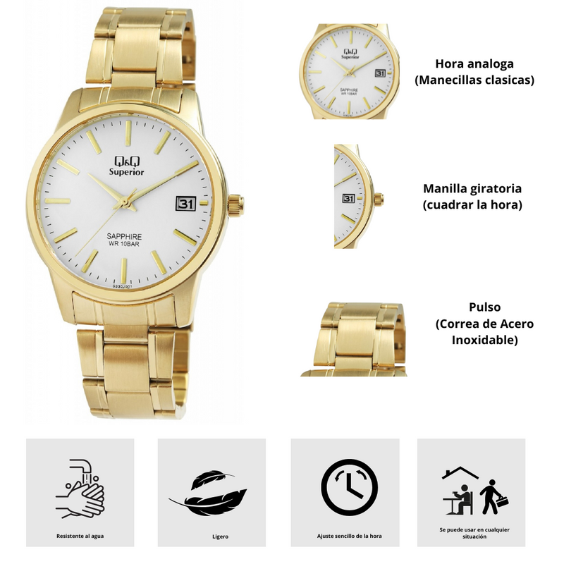 Reloj Q&Q S330J001Y Diseño Elegante1