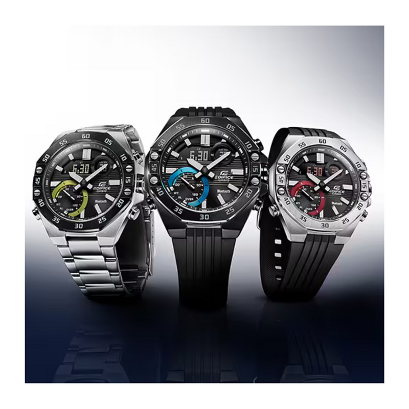 Reloj Casio Edifice ECB-10P-1A Cronografo Diseño Deportivo