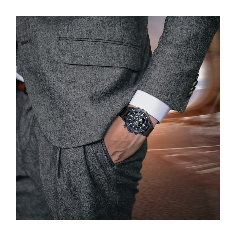 Reloj Casio Edifice ECB-40BK-1A Cronografo Diseño Deportivo