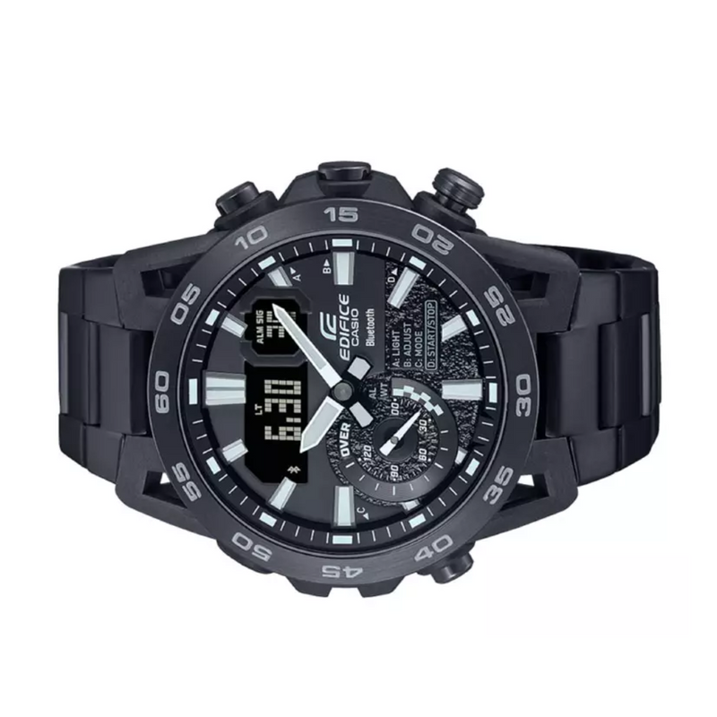Reloj Casio Edifice ECB-40BK-1A Cronografo Diseño Deportivo