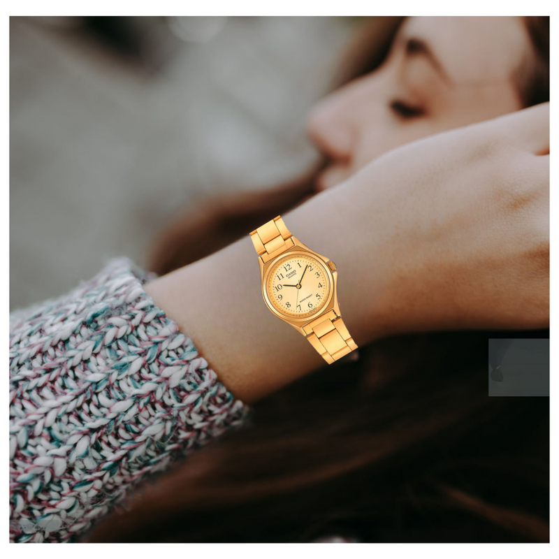 Reloj Casio Modelo LTP-1130N-9B Diseño Elegante