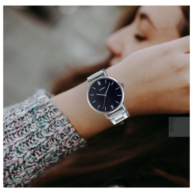 Reloj Casio  LTP-VT02D-1A Diseño Elegante