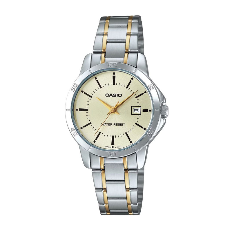 Reloj Casio Modelo LTP-V004SG-9A Diseño Elegante