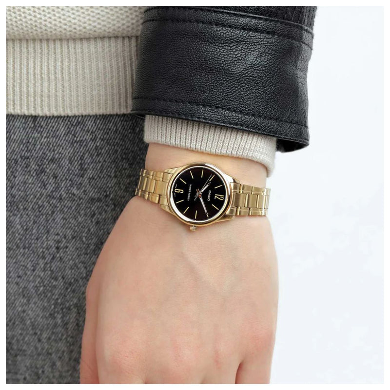 Reloj Casio Modelo LTP-V005G-1B Diseño Elegante