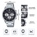 Reloj Casio Modelo MTP-E515D-1A Diseño Elegante