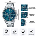 Reloj Casio Modelo MTP-E515D-2A1 Diseño Elegante