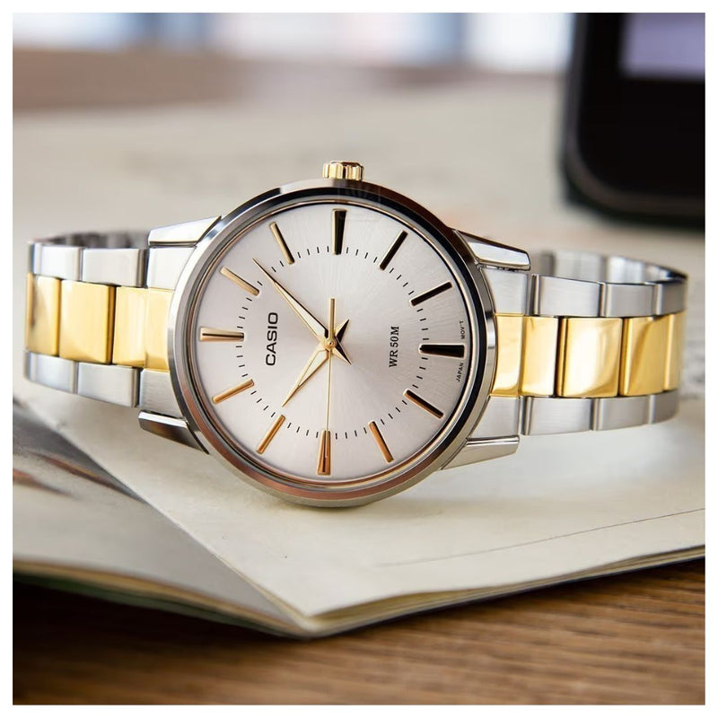Reloj Casio Modelo MTP-1303SG-7A Diseño Elegante