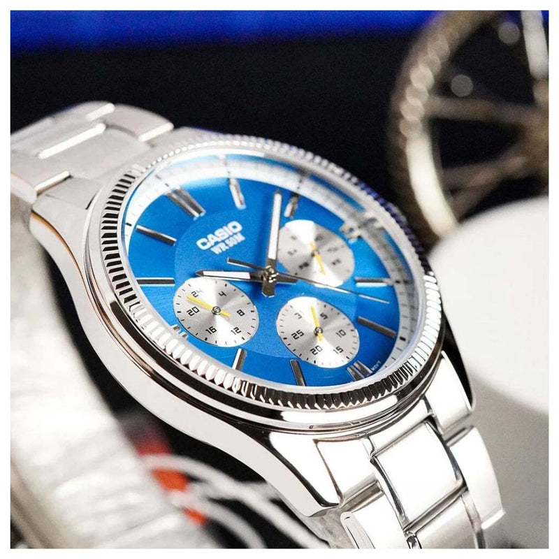 Reloj Casio Modelo MTP-1375D-2A2 Diseño Elegante