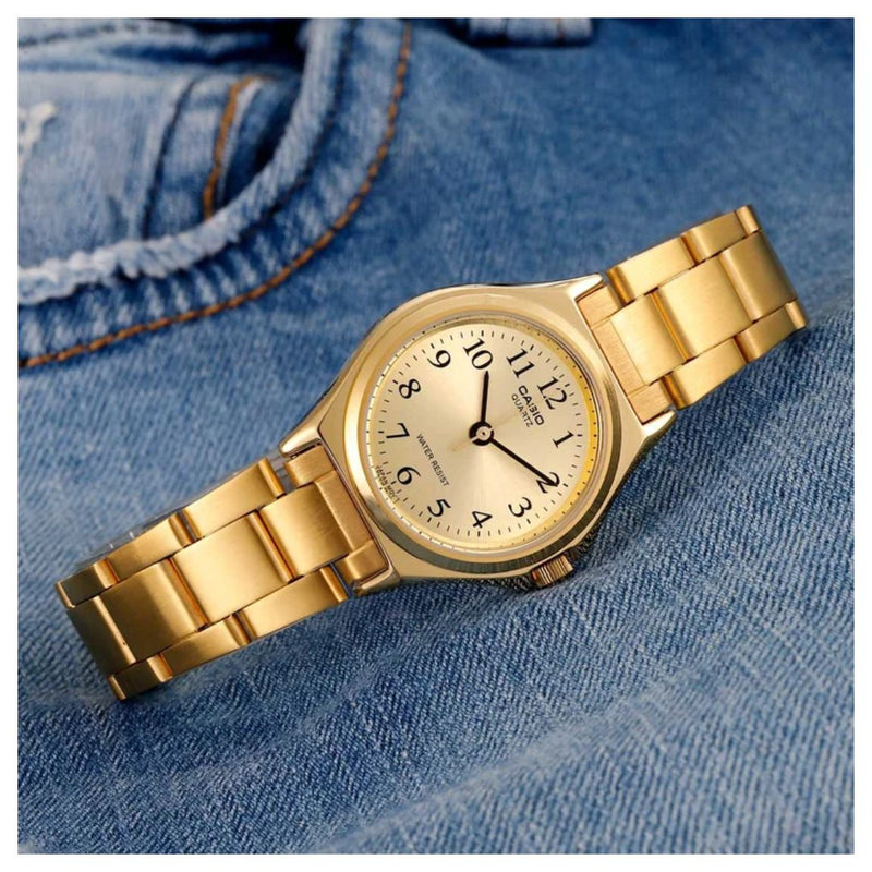 Reloj Casio Modelo LTP-1130N-9B Diseño Elegante