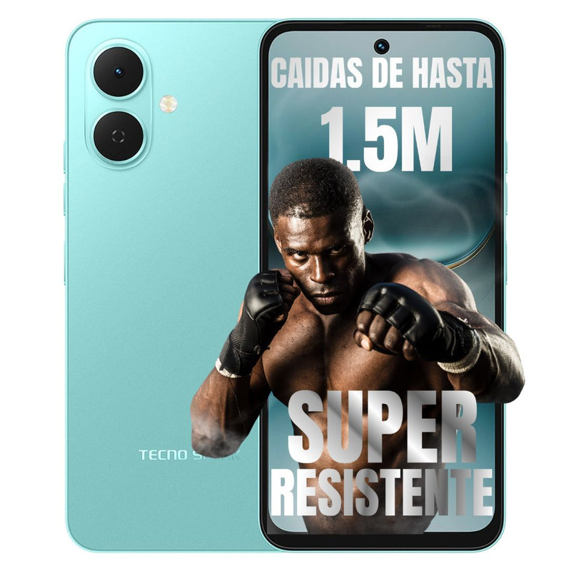 Celular Tecno Spark GO 2 128GB/4GB - Turquesa