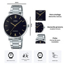 Reloj Casio LTP-VT01D-1B Diseño Elegante