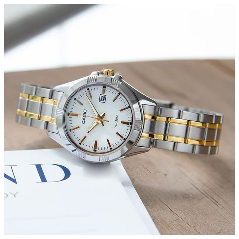 Reloj Casio Modelo LTP-1308SG-7A Diseño Elegante