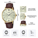 Reloj Casio Modelo LTP-VT01GL-9B Diseño Elegante