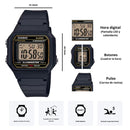 Reloj Casio Modelo W-217H-9A Diseño Deportivo