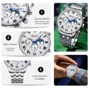 Reloj CURREN 8427 Cronógrafo Para Hombre - Plateado