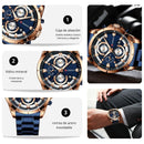 Reloj CURREN 8360 Cronógrafo Para Hombre - Azul