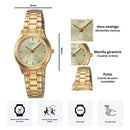 Reloj Casio Dama Modelo LTP-1275G-9A Diseño Elegante