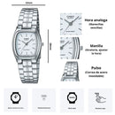 Reloj Casio Mujer LTP-1169D-7A Diseño Elegante