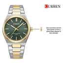 Reloj CURREN 8439 Diseño Elegante - Dorado verde