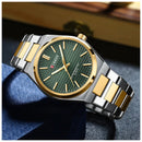 Reloj CURREN 8439 Diseño Elegante - Dorado verde