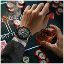 Reloj CURREN 8410 Cronógrafo Para Hombre Verde