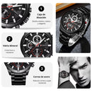Reloj CURREN 8275 Elegante Para Hombre - Negro