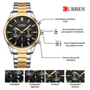 Reloj CURREN 8446 Cronografo Para Hombre - Dorado