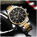 Reloj CURREN 8446 Cronografo Para Hombre - Dorado