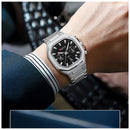 Reloj CURREN 8459 Elegante Hombre - Plateado/Negro