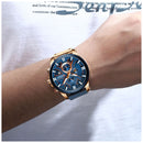 Reloj CURREN Cronografo 8346 Para Hombre - Azul/Dorado
