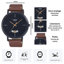 Reloj Casio Hombre MTP-B100BL-1E Diseño Elegante