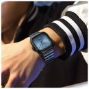 Reloj Curren 8460 Negro Azul Diseño Elegante