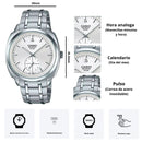 Reloj Casio Hombre BEM-150D-7A Diseño Elegante