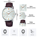 Reloj Casio Mujer LTP-VT01L-7B2 Diseño Elegante